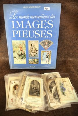 a book with pictures of people on it on a table