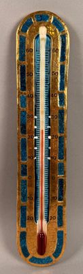 a thermometer in the shape of a thermometer