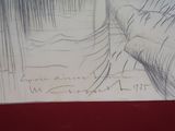 a picture of a drawing of a person in the rain