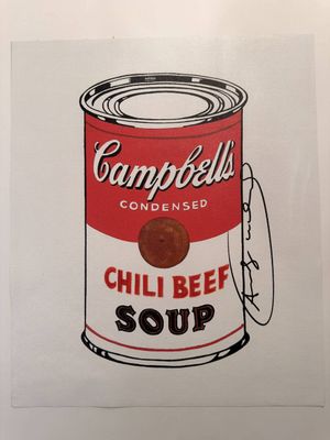 campbell ' s chili beef soup print