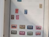 a picture of a picture of stamps on a sheet of paper