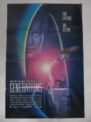 une affiche du film « Star Trek : Générations »