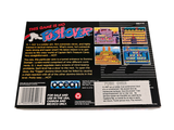 a back cover of a video game on a white surface