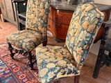 three chairs with floral upholstered upholstered upholstered upholstered upholstered upholstered upholstered upholstered