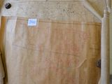 a large piece of paper with a map on top of it