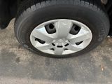 a close up of a tire on a vehicle