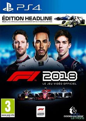 Lot de 4 jeux PS4 - F1 2018, ATV Renegades, Fifa 22 et Fifa …