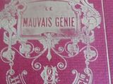 la couverture d'un livre rouge orné de lettres dorées