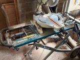 a picture of a table with a saw on it