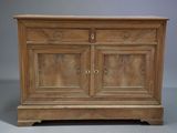 an image of a wooden cabinet with two doors and two drawers