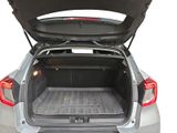the back of a car with the trunk open and the trunk of the car in the back