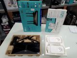 a box with a charger and a charger on a table