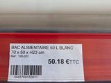 a close up of a label on a shelf in a store