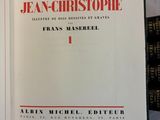 an open book with a picture of a man on it