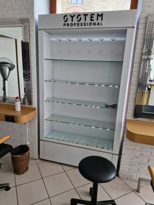 Etagère "SYSTEM PROFESSIONAL" en métal et PVC blanc à cinq n…