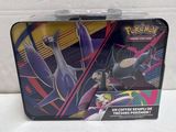 a close up of a tin box with a cartoon character on it