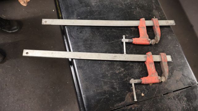 Jeu deux serres joints L : 58cm