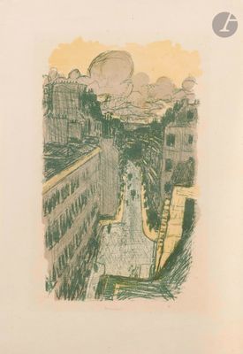 Pierre Bonnard (1867-1947) Rue vue d’en haut.