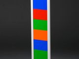 a tall lego tower made out of lego blocks