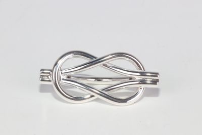 MODE VINTAGE CHRISTOFLE PARIS Coulant de foulard en métal ar…