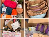 plusieurs photos d'une boîte remplie de différentes sortes de fils