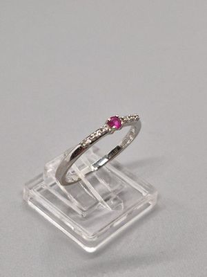 MAUBOUSSIN. Fine bague modèle "Capsule d'émotion" en or gris…