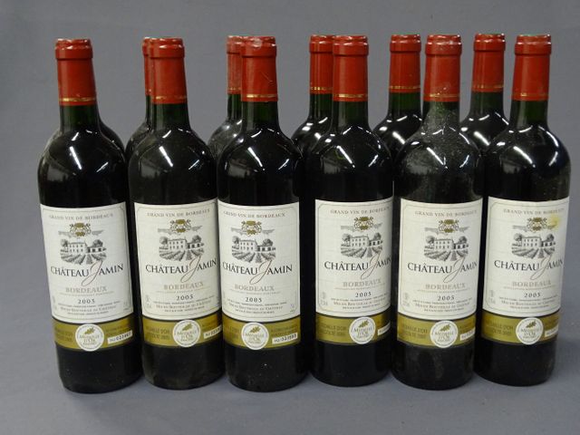 BORDEAUX, CHATEAU JAMIN, 12 bouteilles de 2005