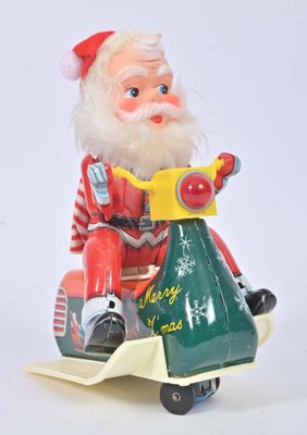 Japon, Modern Toys, Santa Claus en scooter, battery toy en t…