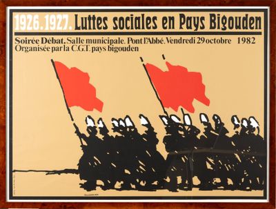 une image représentant un tableau où l'on voit un groupe de soldats tenant des drapeaux