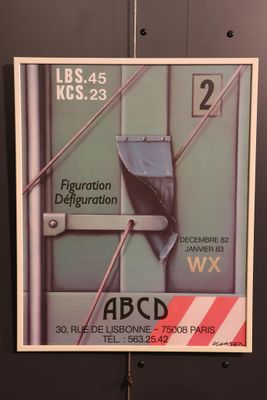 Affiche d'exposition Peter KLASEN ( Off-set) - Photo 1