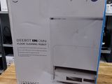 the box of the printer is open on the table in the store