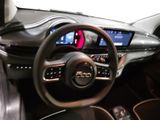 the interior of a car with a steering wheel, dashboard, and dash board