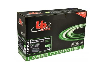 a box of black toner compatible for the hp laser printer