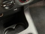 a close up of the center console of a car
