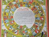 Le jeu de société « Jeu de l'Oise » se présente dans une boîte rouge
