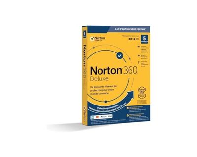 NORTON - Logiciel Norton 360 Deluxe - 5 appareils - 1 an - V…