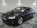 an image of a black audi car in a showroom
