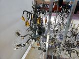 a glass chandelier with a lot of glass hanging from it