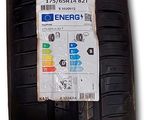 an image of a tire with a sticker on the side of it