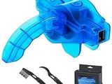a blue blow gun with a black comb and a box of combs