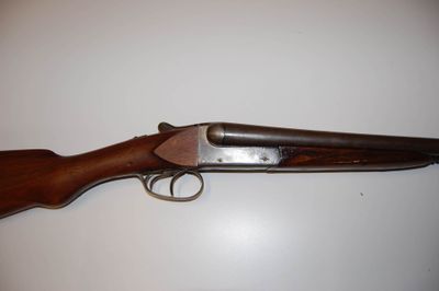 Fusil de chasse Hammerless deux coups, calibre 16/65, extrac… - Photo 1