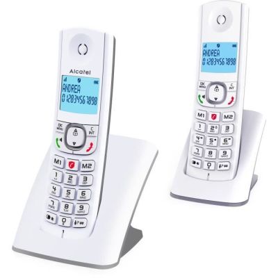875 / Téléphone DECT sans fil -ALCATEL - F530 Duo - Gr…