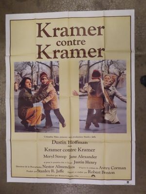 movie poster for kramer on the kranker starring dustin hoffman and karen hoffman