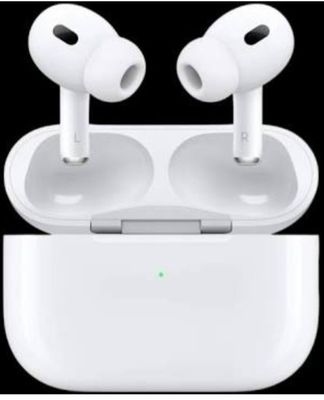 une image montrant une paire d'AirPods posée sur un étui pour AirPods