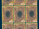 six squares of black and gold squares are arranged in a square