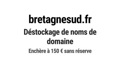 Nom de domaine bretagnesud.fr. Catégorie: Tourisme et voyage…