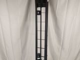 an image of a black speaker stand on a white background