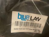 a label on the back of a bag that says blue law