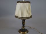 an image of a table lamp with a white shade on it