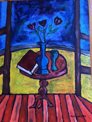 DURIAUD Christian (1944) Balcon Trouville, 1976